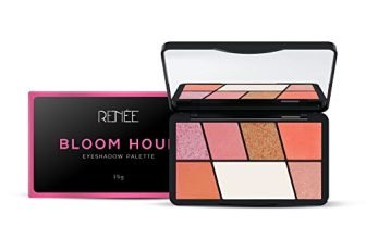 RENEE Eyeshadow Palette, Long Lasting, High Pigmented Multicolor Eye Makeup with Mattes & Shimmers, Bloom Hour, 15gm