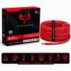 AKIA KABLES 1 sq/mm PVC Insulated CCA _90M Copper Wire, Single Core Industrial Wiring Cab 1 sq/mm Red 90 m Wire(Red)