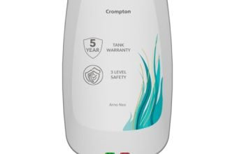 Crompton Arno Neo 5 Litre Instant Water Heater | 3 kW Heating Element | Food Grade SS Tank | 6 Bar Pressure Rated | Advanced 3-Level Safety | 5 Years Tank Warranty