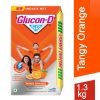 GLUCON-D Tangy Orange with 3 Benefits of Energy, Recovery, and Immunity, Refill Sports Drink(1.3 kg, Tangy Orange Flavored)