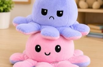 Storio Toy Octopus Plushie Reversible Soft Toys for Kids | Plush Soft Toys for Baby Boys and Girls| Best Gift | Octopus Soft Toy for Kids | Kanjak Gift for Girls -Blue Pink