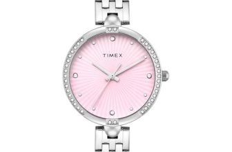 TIMEX Pink Round Dial Analog Women’s Watch – TWEL22600