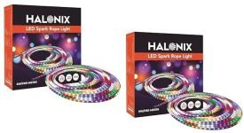 HALONIX 480 LEDs 10 m Multicolor Flickering Strip Rice Lights(Pack of 2)