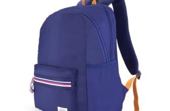 American Tourister Carter | 28L Backpack | 15.6″ Laptop Bag | 2.5 Compartments | College & Office Backpack for Men and Women | Navy | 1 Year Global Warranty