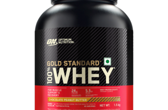 Optimum Nutrition Gold Standard 100% Whey Protein(1500 g, Chocolate Peanut Butter)