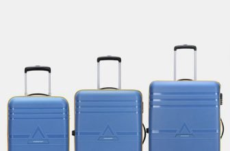 ARISTOCRAT Airstop Pro 3 (Small 55cm Medium 65cm Large 75cm) Suitcase Cabin & Check-in Set 4 Wheels – 29 Inch