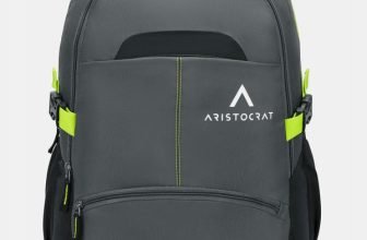 ARISTOCRAT Charge With Multiple Utility Pockets & Rain Cover 32 L Laptop Backpack(Grey)