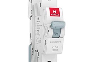 Havells DHMGCSPF016 PVC Plastic 16A MCB SP C Curve (White)