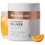 hk vitals Skin Radiance Marine Collagen Supplement Powder, Orange, 200g | Collagen Peptides with Vitamin C, E | For Youthful & Glowing Skin