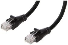 amazon basics RJ45 Cat-6 Ethernet LAN/Patch Cable for Personal Computer – 3 Feet (Black)
