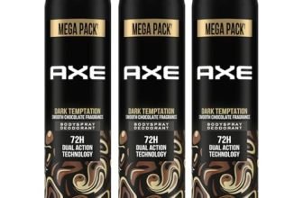 Axe Dark Temptation Long Lasting Deodorant Bodyspray For Men, 215ml (Pack of 3)