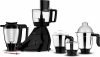 Butterfly Rapid Food Processor 750 W Juicer Mixer Grinder(MAGIC / MAGIC 5 JAR | 5 Jars | Atta Kneading, Veggie Chopping Features and India’s First cool touch Chutney Jar with Air-Gap Cooling | Black)