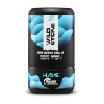 Wild Stone Wave Anti-Odour Roll On For Men, 50ml | Up to 72-Hour Odour Control | With Sea Minerals & Niacinamide | Skin Friendly & Itch Free Deodorant Roll On | Long-Lasting Freshness