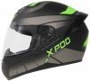 TVS X-Pod Motorbike Helmet(Black Grey)