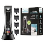 VEGA Cleanball Full Body Trimmer for Men|Private Parts, Pubic Hair, Balls, Manscaping, Body Multi-Purpose|IPX5 Waterproof|No Nicks or Cuts|90 Min Non-Stop Runtime|Fast Charge, 2 Year Warranty, VHTH-33