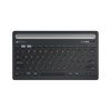 Portronics POR 2192 Bluetooth, Wireless Handheld Laptop Keyboard Compatible with Desktop, Laptop, Mac with Dual Connectivity (Bluetooth 5.3 + 2.4 GHz), Multi-Device Pairing up to 3 Devices, Built-in Tablet & Smartphone Holder Slot, Type-C Rechargeable Battery, Compact Tenkeyless Design, Multimedia F