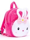 Littoze Rabbit White School Bag Soft Material Plush Backpack Children’s Gifts Boy/Girl/Baby School Bag For Kids (Age 2 to 6 Year) School Bag ( 12 L ) School Bag 12 L Backpack(Pink, White)