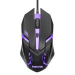 Sounce Nitro Wired Gaming USB Mouse 800/1200/1600 DPI Optical Sensor, 4-Level Adjustable DPI, RGB Lighting, Smooth Tracking, Ergonomic Grip, Plug & Play for Laptop & PC (Black)