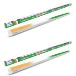 EcoLink 20W Tricolour LED Batten Light | Sleek Slim LED Tube Light | Energy Efficient with Surge Protection | Ideal for Home, Office & Decorative Lighting | 3-in-1 Colour Changing, Pack of 2