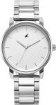 Fastrack Stunners 6.0 Fastrack Stunners White Dial Silver Metal Strap Analog Watch – For Men