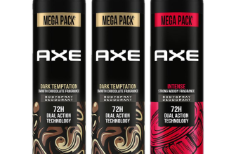 AXE Dark Temptation and Intense Deodorant Spray  –  For Men(645 ml, Pack of 3)