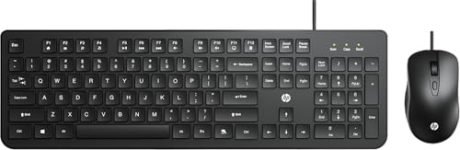 HP KM190 Wired Mouse and Keyboard Combo (AB3D3AA)