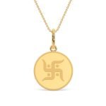 KALYAN JEWELLERS 24K (999) Purity Swastik Gold Coin Pendant 2 Gms