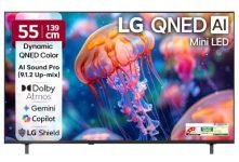 LG 139 cms (55 inches) Mini LED 4K Ultra HD (3840 x 2160) Smart webOS QNED Mini LED TV 55QNED65BLA 2026