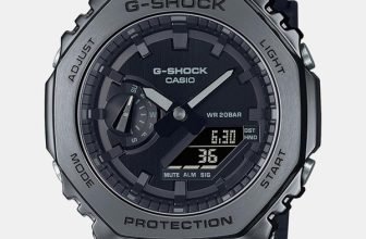 CASIO GM-2100BB-1ADR G-SHOCK Black Ip Dial Resin Strap Analog-Digital Watch  – For Men