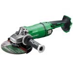 HIKOKI G3618DAS4Z-LI Cordless Angle Grinder, 36V MultiVolt Tool, 5300 RPM, M14, Brushless Motor, Soft Start, Anti-Restart, Kickback Protection, Tooless Wheel Guard, 4.7 Kg, Bare Tool
