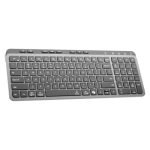 iGear KeyFlow 3-Way Connectivity Wireless Keyboard, 2.4GHz + Dual Bluetooth, Multi-Device Keyboard with Numeric Keypad for Laptop & Deskt
