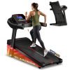Lifelong 5HP Peak Motorized Treadmill for Home | 12% Auto Incline | 12 Preset Programs | 14 km/h Speed | 110 kg Capacity | LCD Display| Hydraulic Fold | Wide Running Belt | Bluetooth & FitShow App