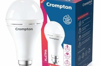 Crompton 8.5W Emergency LED Bulb | Backup Lamp | Inverter Bulb for home, with upto 4 Hours battery back up | Over charging Protection | BMS Technology | Cool Day Light (6500K) | Pack of 1