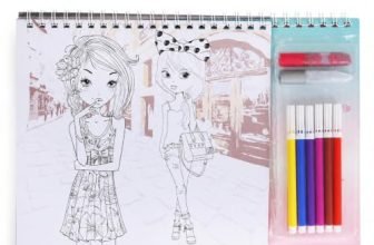 Youreka Fashion Activity Kit for Girls | DIY Dress-Up, Sticker & Coloring Set | Art & Craft Kit for Kids 3–5 Years | Multicolour Creative Play Set