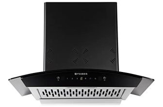 Faber60cm 6 way Silent Suction,1250m3/hr, Autoclean Chimney, 12Yr Warranty on Motor(2Yr Comprehensive) Autoclean Alarm(HOOD EVEREST 3D IN HC SC FL LG 60||Filterless||Touch&Gesture Control||Light Grey)