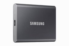 Samsung T7 1TB, Portable SSD, up to 1050MB/s, USB 3.2 Gen2, for Photography, Gaming, Students & Professionals, External Solid State Drive (MU-PC1T0T), Grey