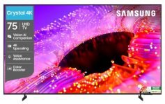 Samsung 75 inch (189cm) Crystal UHD 4K Vision AI 2026 Smart TV | 4K Upscaling | HDR10+ | Voice Assistance Remote | 150+ Channels | 7 Years OS Upgrade | UA75UE85AHULXL