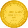 Muthoot Pappachan 24 (999) K 0.5 g Gold Coin