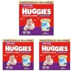 Huggies Complete Comfort Wonder Pants | Pant Style Baby Diapers Medium Size (M), 228 Count | India’s Fastest Absorbing Diaper, Prevents Diaper Rash, Ideal for 7 to 12 Kgs (76 Count, Pack of 9)
