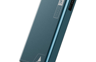 boAt 20000 mAh 22.5 W Compact Pocket Size Power Bank(Steel Blue, Lithium Polymer, Fast Charging, Quick Charge 3.0, Power Delivery 3.0 for Laptop, Mobile, Speaker, Tablet)