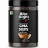 biteofdight Premium Raw Chia Seeds For Weight Loss| Loaded With Omega 3, Zinc & Fiber| 500gm Chia Seeds(500 g)