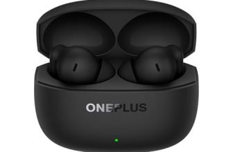 OnePlus Nord Buds 4 TWS Earbuds with 52dB Real-time ANC, Game Sound Spatial Audio, 6-Mic AI Clear Calls, Up to 54hrs Playback, 10 min for 11 hrs Fast Charging, Bluetooth 6.1 – Stellar Black