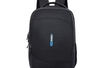 American Tourister Dolph+ 01 | 33L Backpack | 17″ Laptop Bag | 3 Compartments | College & Office Backpack for Men and Women | Black | 1 Year Global Warranty