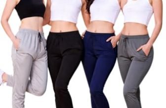 Shiv Textiles Women’s Polyester Solid Trackpant (Pack of 3 Track Pant) (BL-BU-D-XL) Black