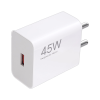 XIAOMI by Mi 45 W PD 4 A Wall Charger for Mobile with Detachable Cable(White, Cable Included)