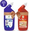 IHP Ishan_Toilet_Cleaner_Liquid Disinfectant Original Liquid 2L Lemon Liquid Toilet Cleaner(2 x 0.5 L)