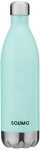 Amazon Brand – Solimo Stainless Steel Insulated 24 Hours Hot or Cold Bottle Flask, 1000 ml, Deep Blue