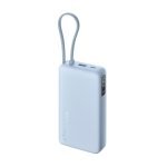 Xiaomi Power Bank 5i 20000mAh 67W Turbo Charging PD 3.0 & PPS|in-Built Cable|12 Layer Protection|Digital Display|Triple Output Ports|Supports Laptop, Tablet, Phone, Earbud (Ice Blue)- 2026 New Launch
