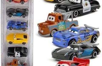 Umadiya® Mini Metal Die Cast Car Set of 6 Toy Vehicle Play Set Free Wheel High Speed Unbreakable Vehicles, Small Racing Car for Exciting Playtime Adventures, Movie Vehicle Vehicles for Kid (Set of 6)