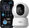 Qubo Smart 360 degree 2K|3MP(2026 Edition)|AI App Alerts|Alarm|Cloud+SD Storage|Wi-Fi Security Camera(2 Channel)